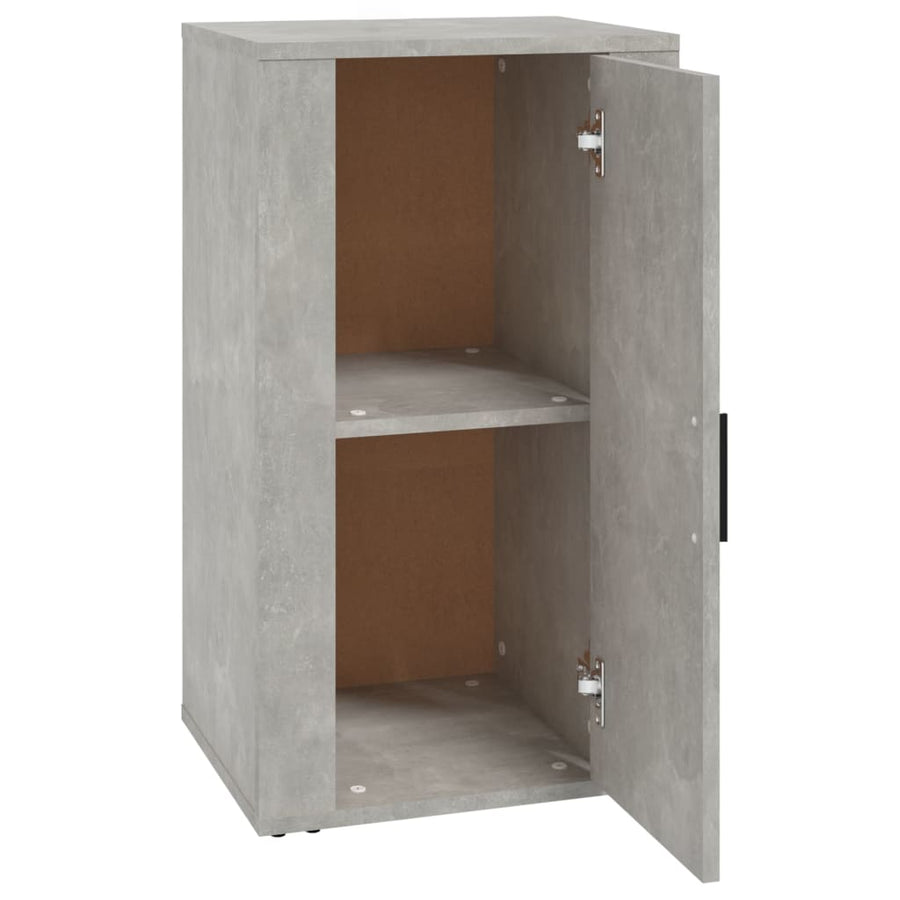 Dressoir 40X33X70 Cm Bewerkt Hout Betongrijs
