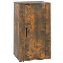 Dressoir 40X33X70 Cm Bewerkt Hout Gerookt Eikenkleurig
