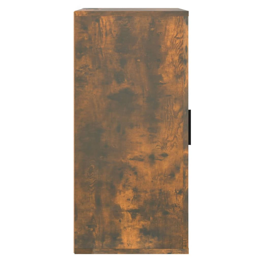 Dressoir 40X33X70 Cm Bewerkt Hout Gerookt Eikenkleurig