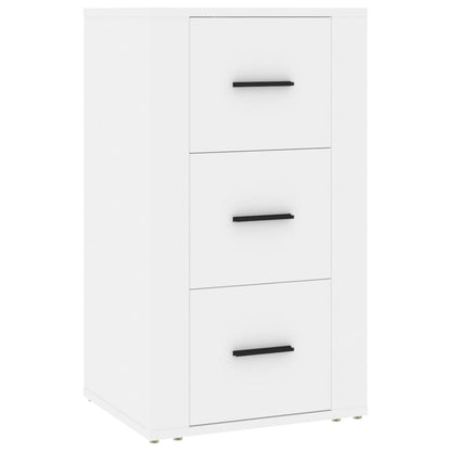 Dressoir 40X33X70 Cm Bewerkt Hout Wit