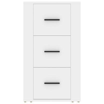 Dressoir 40X33X70 Cm Bewerkt Hout Wit