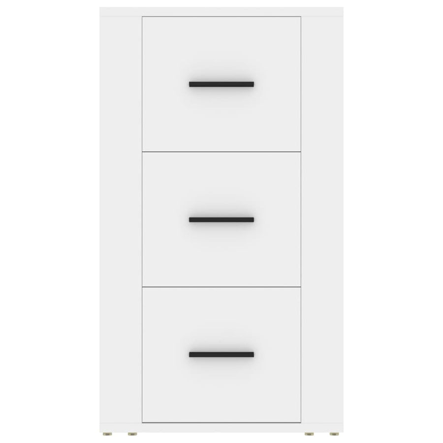 Dressoir 40X33X70 Cm Bewerkt Hout Wit