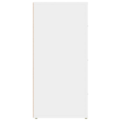 Dressoir 40X33X70 Cm Bewerkt Hout Wit