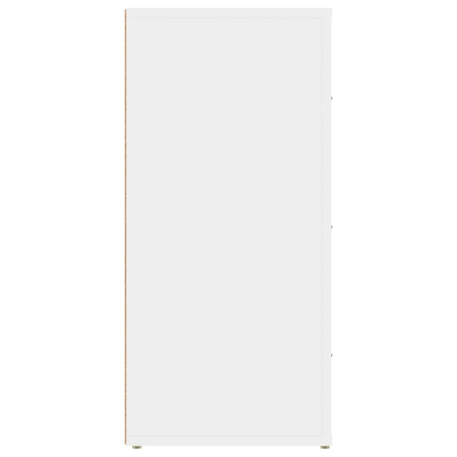 Dressoir 40X33X70 Cm Bewerkt Hout Wit