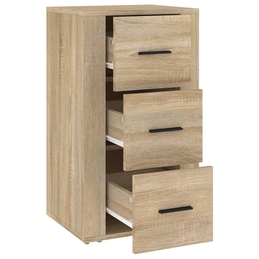 Dressoir 40X33X70 Cm Bewerkt Hout Kleurig Sonoma eiken