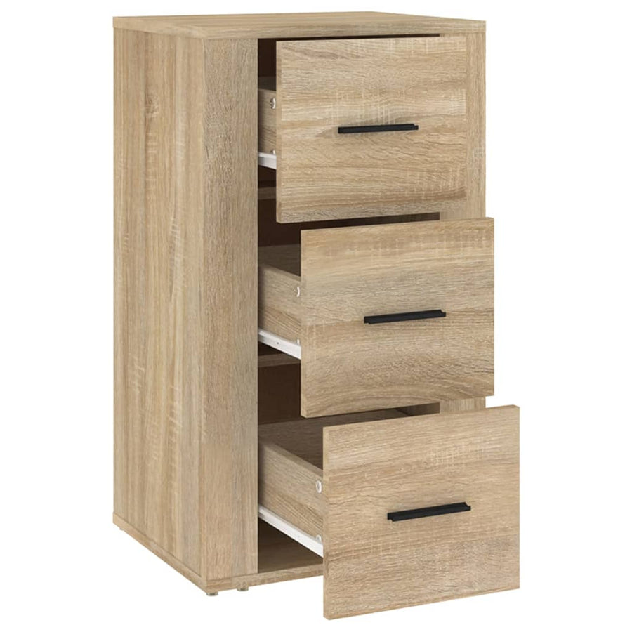 Dressoir 40X33X70 Cm Bewerkt Hout Kleurig Sonoma eiken