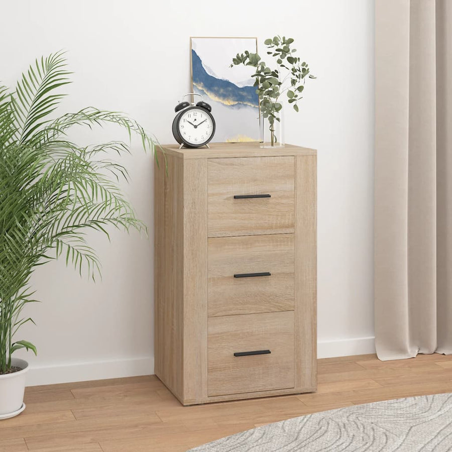 Dressoir 40X33X70 Cm Bewerkt Hout Kleurig Sonoma eiken