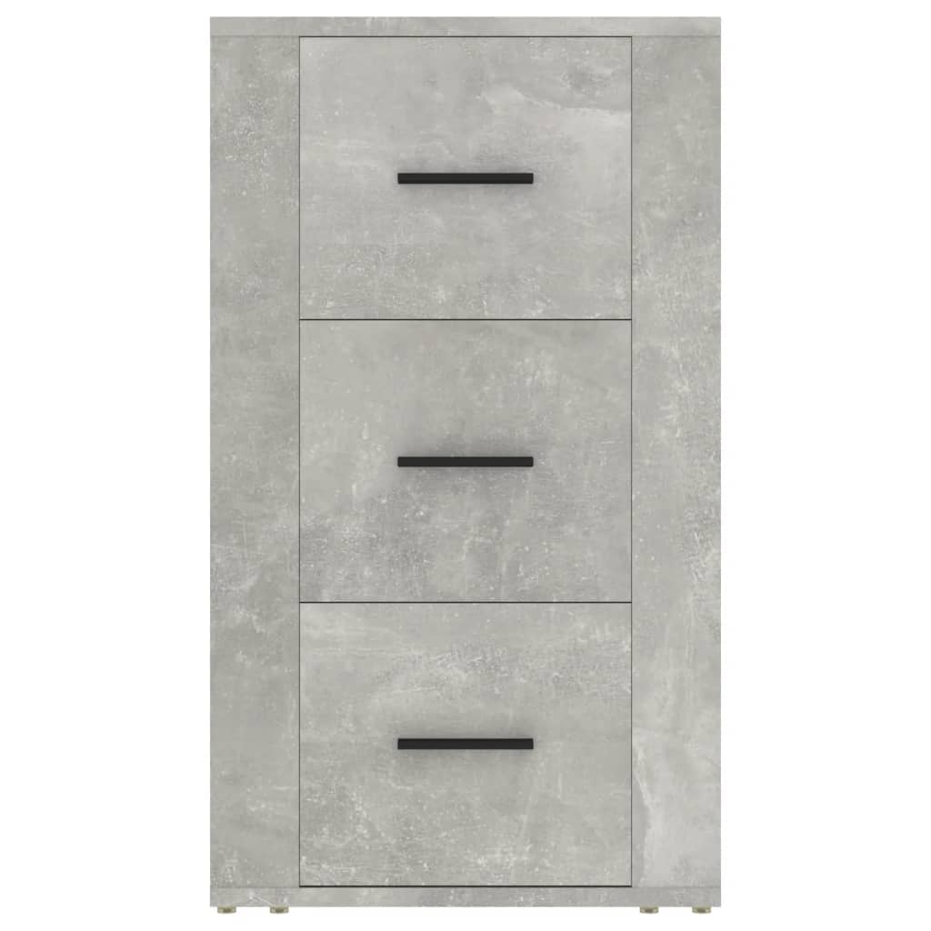 Dressoir 40X33X70 Cm Bewerkt Hout Betongrijs