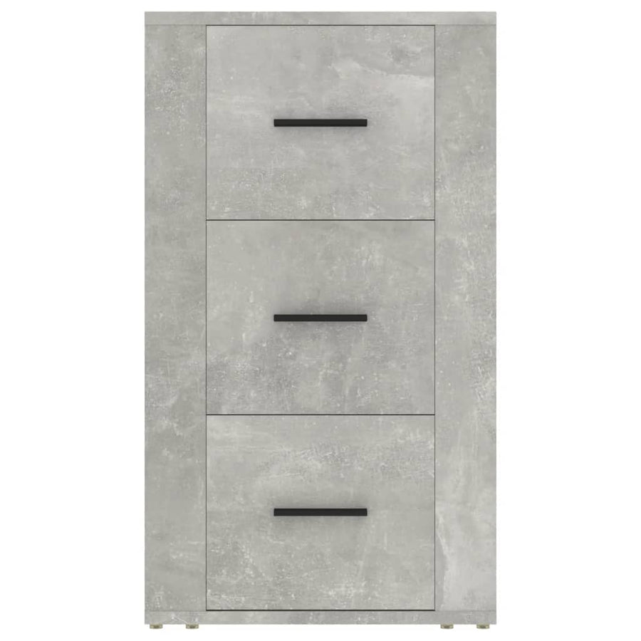 Dressoir 40X33X70 Cm Bewerkt Hout Betongrijs