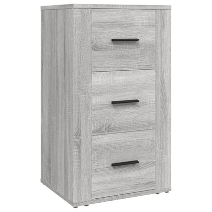 Dressoir 40X33X70 Cm Bewerkt Hout Grijs Sonoma Eikenkleurig