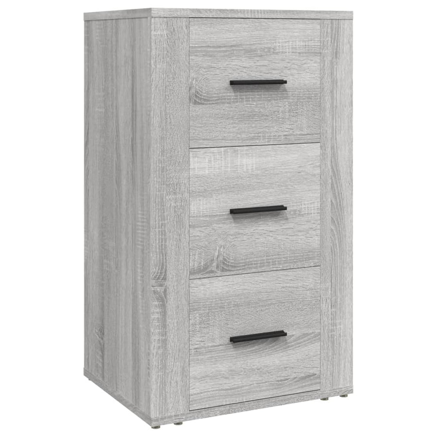 Dressoir 40X33X70 Cm Bewerkt Hout Grijs Sonoma Eikenkleurig