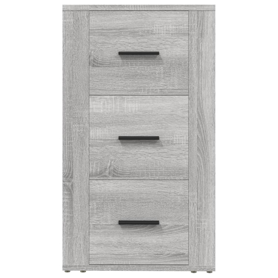 Dressoir 40X33X70 Cm Bewerkt Hout Grijs Sonoma Eikenkleurig