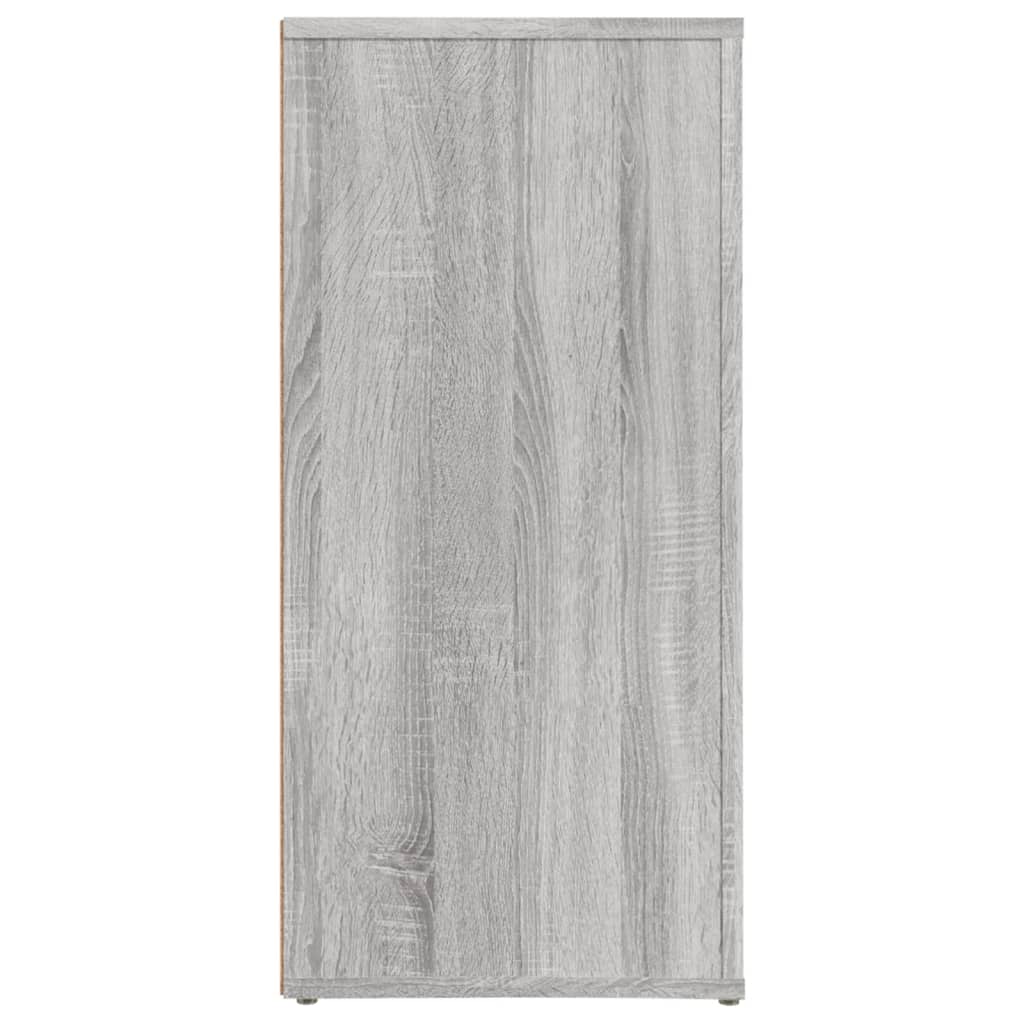 Dressoir 40X33X70 Cm Bewerkt Hout Grijs Sonoma Eikenkleurig