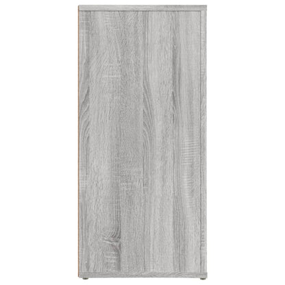 Dressoir 40X33X70 Cm Bewerkt Hout Grijs Sonoma Eikenkleurig