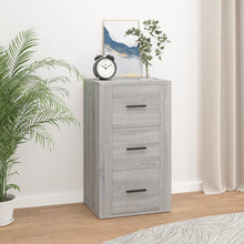 Dressoir 40X33X70 Cm Bewerkt Hout Grijs Sonoma Eikenkleurig
