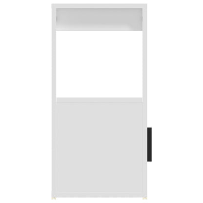 Dressoir 80X30X60 Cm Bewerkt Hout Wit