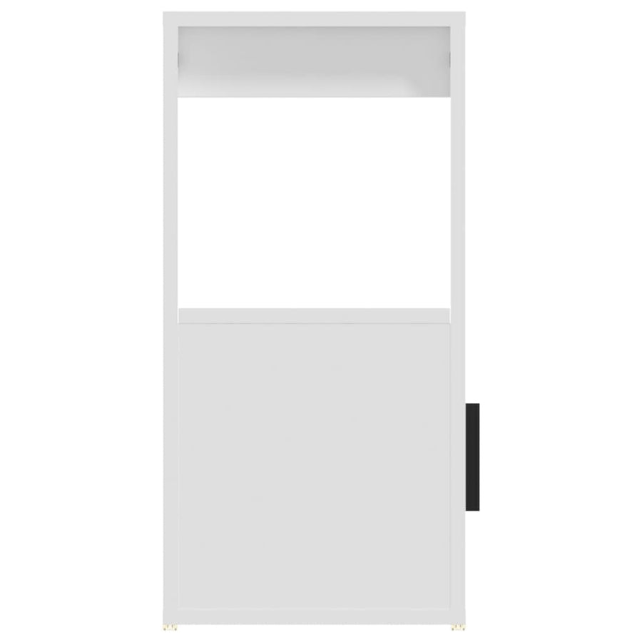 Dressoir 80X30X60 Cm Bewerkt Hout Wit
