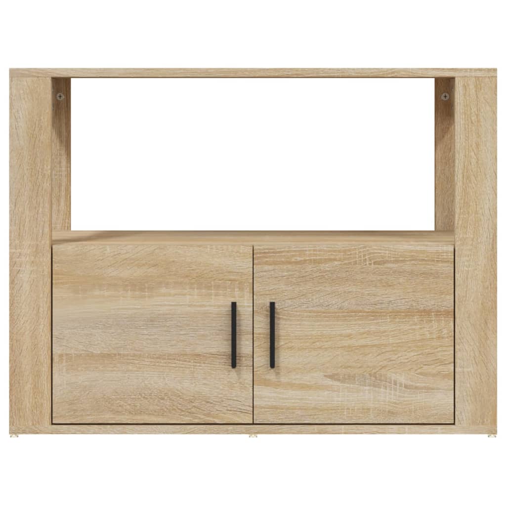 Dressoir 80X30X60 Cm Bewerkt Hout Sonoma Eikenkleurig