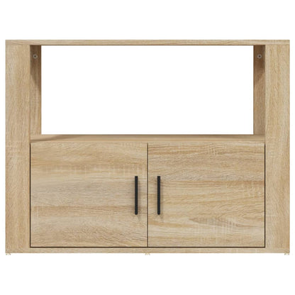 Dressoir 80X30X60 Cm Bewerkt Hout Sonoma Eikenkleurig