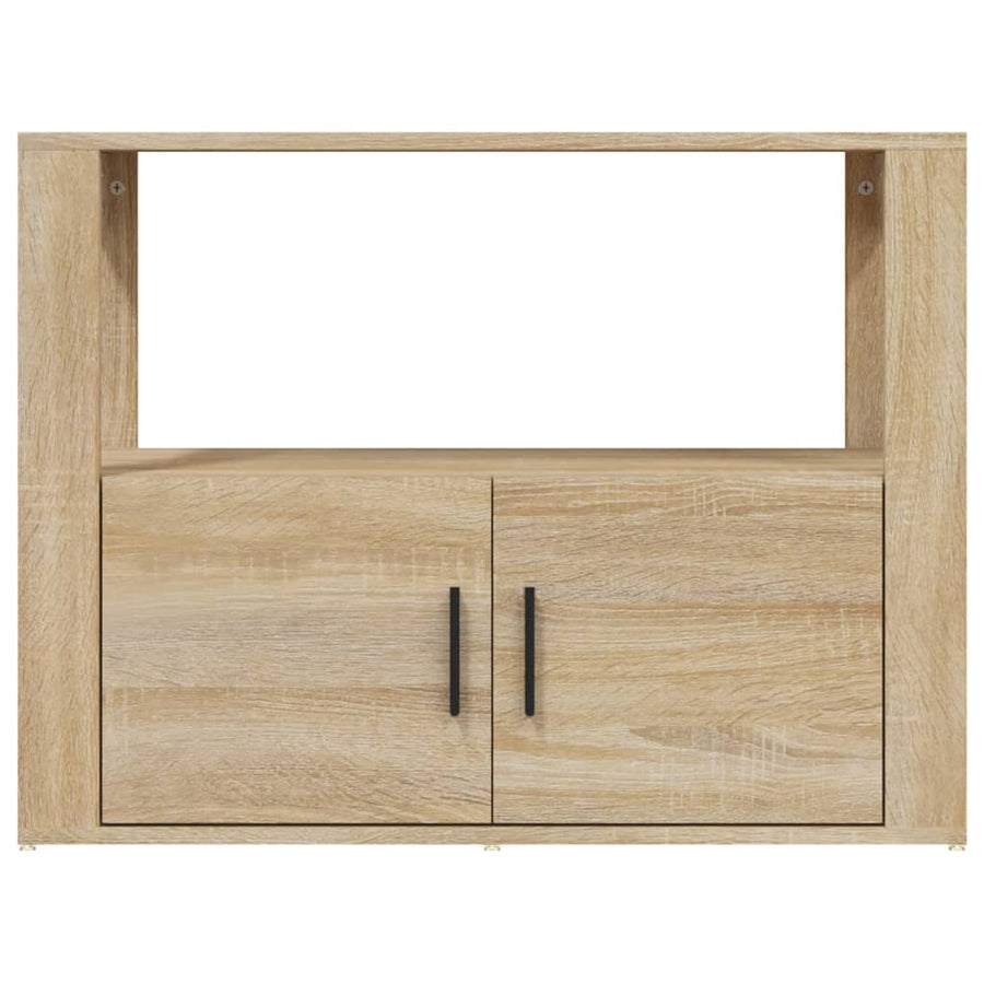 Dressoir 80X30X60 Cm Bewerkt Hout Sonoma Eikenkleurig