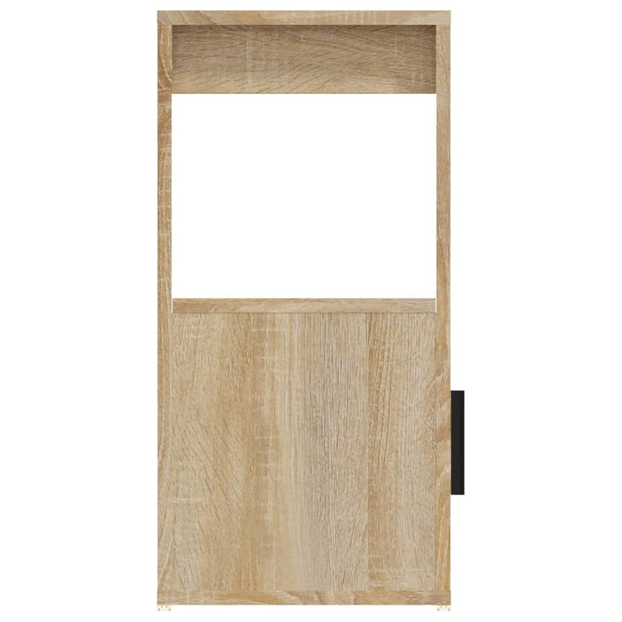 Dressoir 80X30X60 Cm Bewerkt Hout Sonoma Eikenkleurig