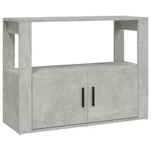 Dressoir 80X30X60 Cm Bewerkt Hout Betongrijs