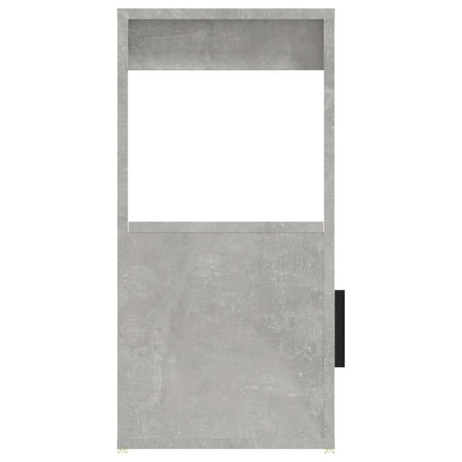 Dressoir 80X30X60 Cm Bewerkt Hout Betongrijs