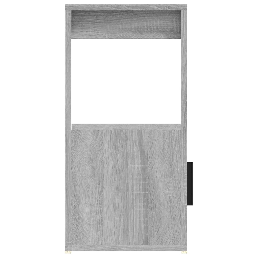 Dressoir 80X30X60 Cm Bewerkt Hout Grijs Sonoma Eikenkleurig