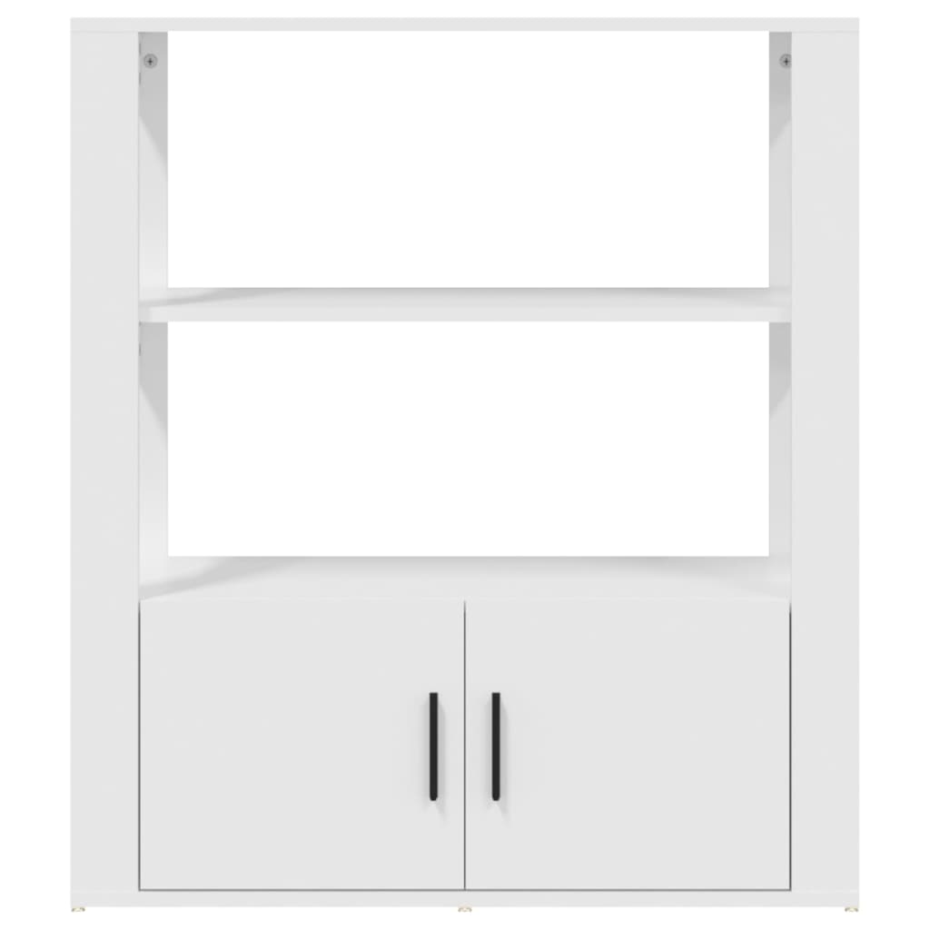 Dressoir 80X30X90 Cm Bewerkt Hout Wit