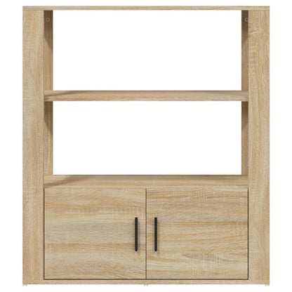 Dressoir 80X30X90 Cm Bewerkt Hout Kleurig Sonoma eiken