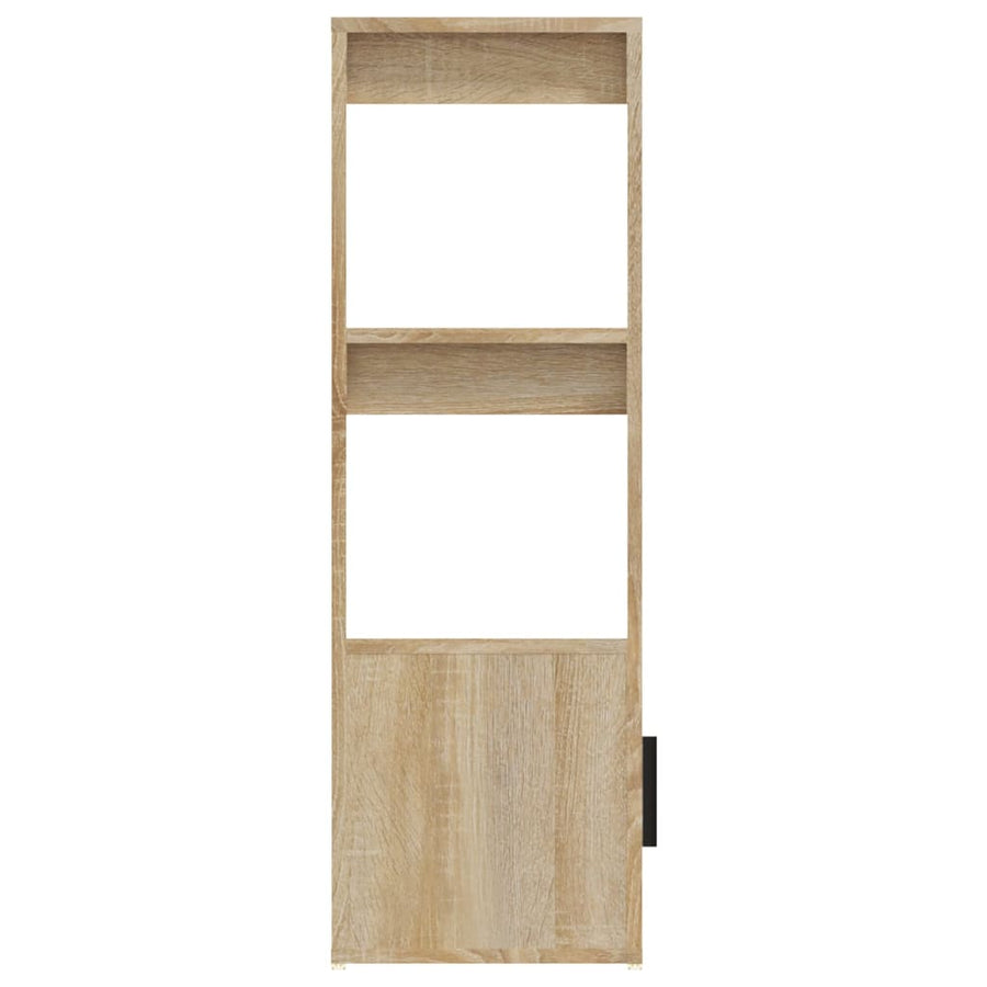 Dressoir 80X30X90 Cm Bewerkt Hout Kleurig Sonoma eiken