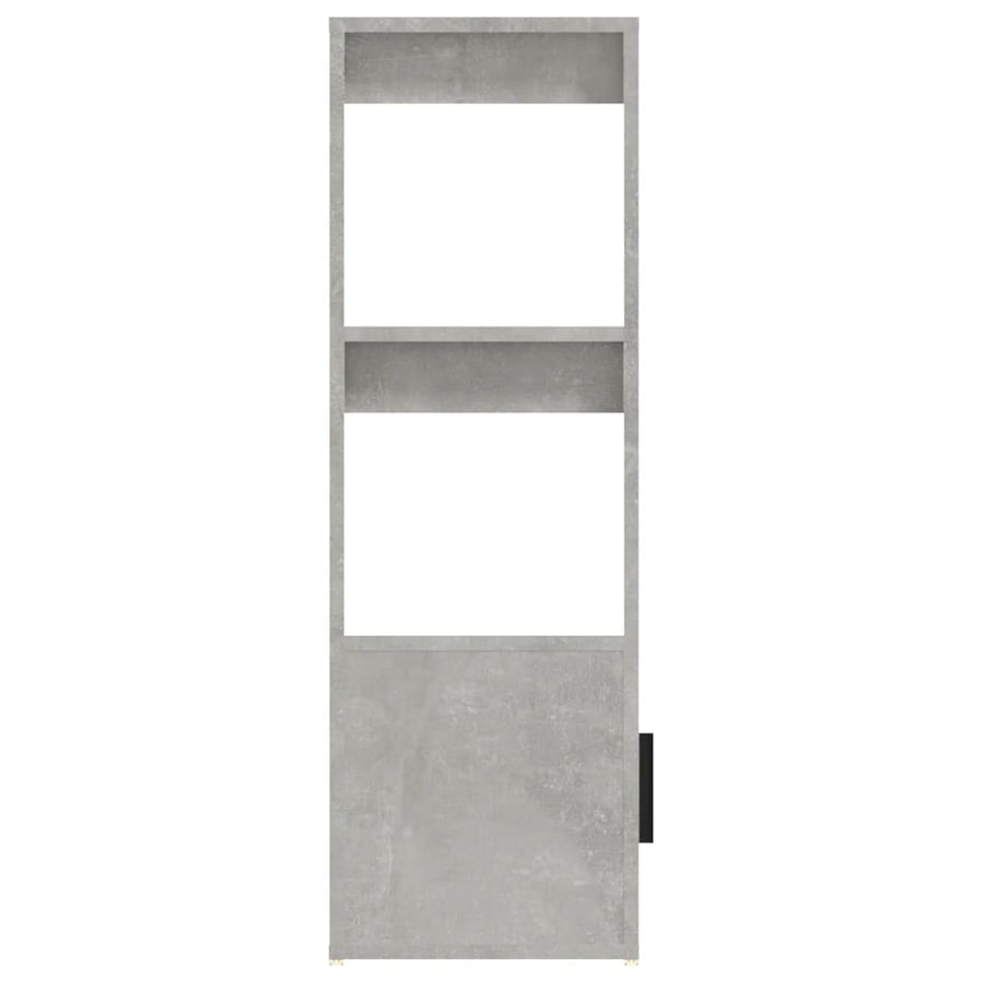 Dressoir 80X30X90 Cm Bewerkt Hout Betongrijs