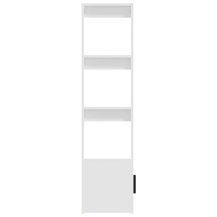 Dressoir 80X30X119,5 Cm Bewerkt Hout Wit