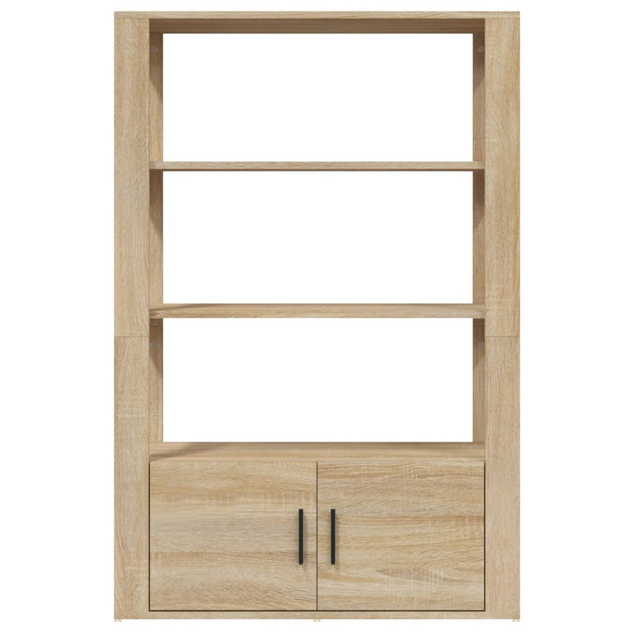 Dressoir 80X30X119,5 Cm Bewerkt Hout Kleurig Sonoma eiken