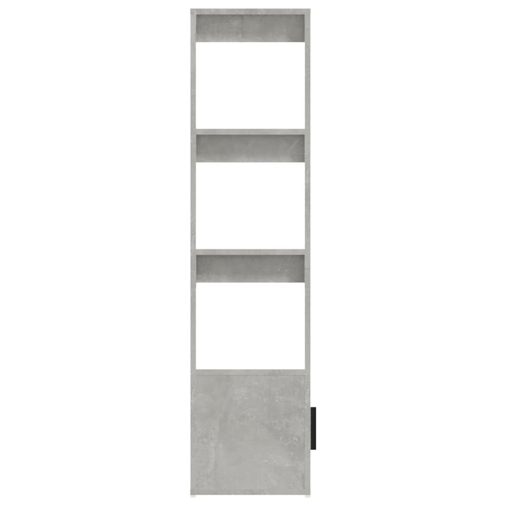 Dressoir 80X30X119,5 Cm Bewerkt Hout Betongrijs