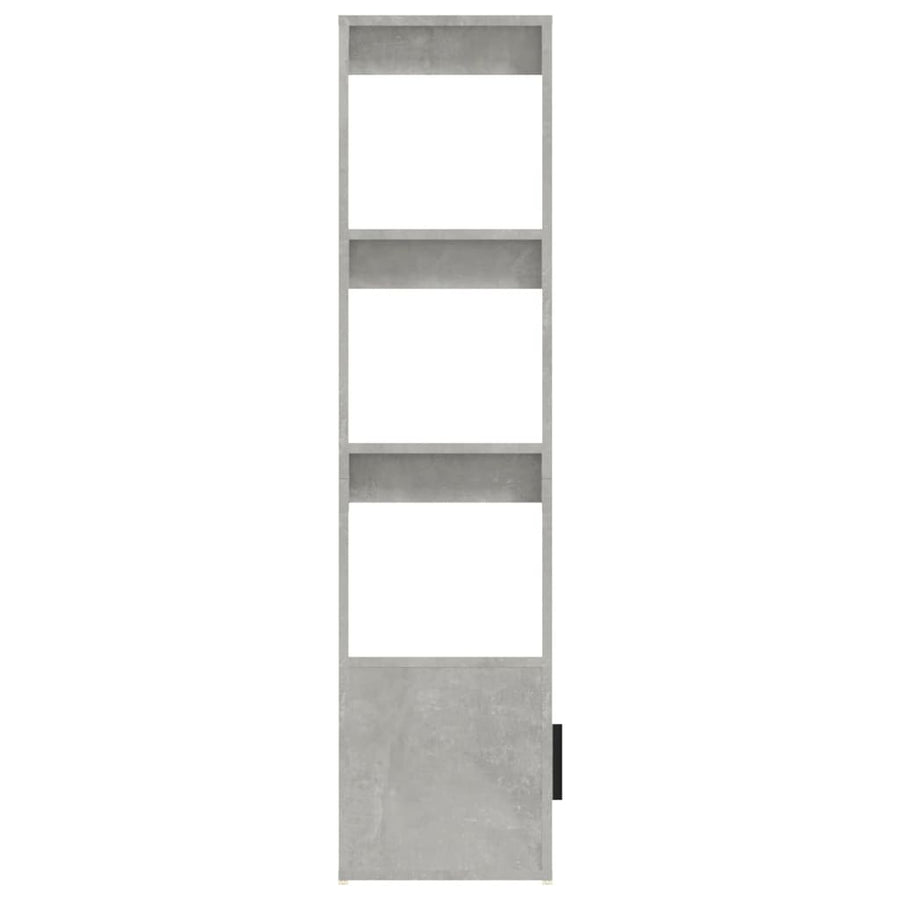 Dressoir 80X30X119,5 Cm Bewerkt Hout Betongrijs