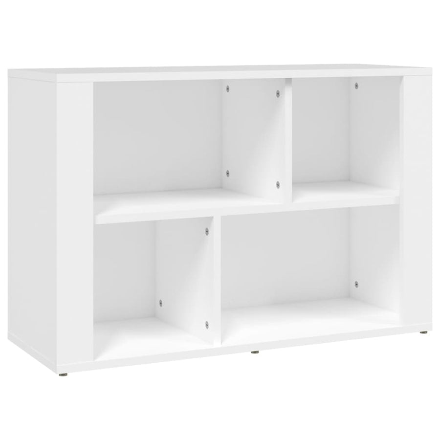 Dressoir 80X30X54 Cm Bewerkt Hout Wit
