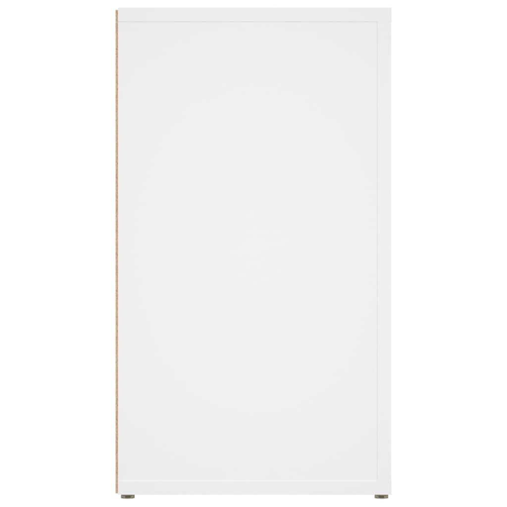 Dressoir 80X30X54 Cm Bewerkt Hout Wit