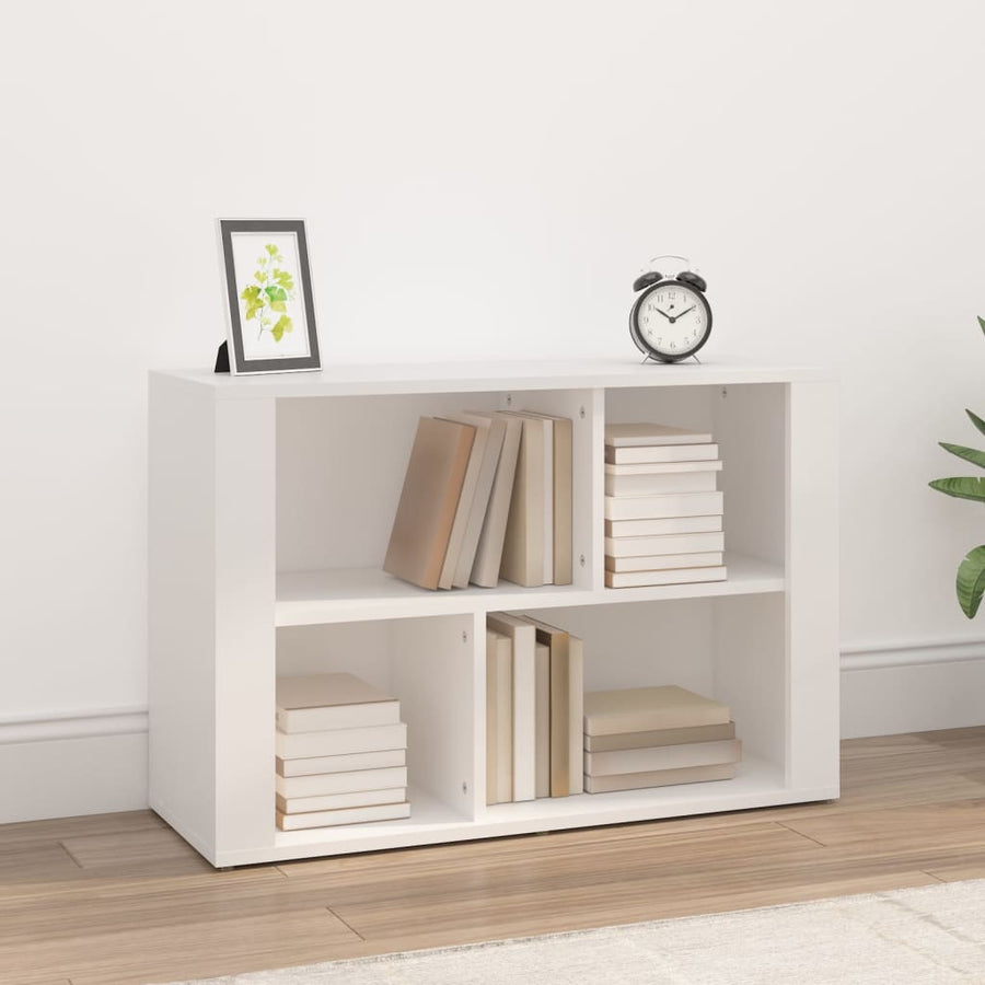 Dressoir 80X30X54 Cm Bewerkt Hout Wit