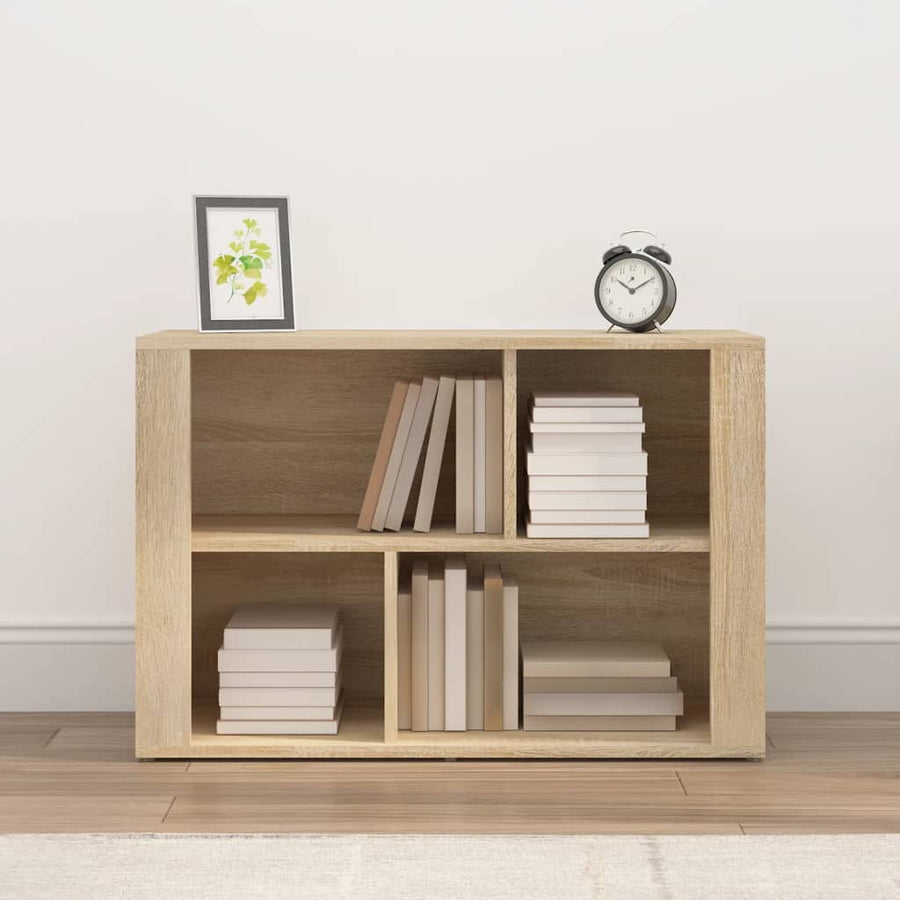 Dressoir 80X30X54 Cm Bewerkt Hout Sonoma Eikenkleurig 1