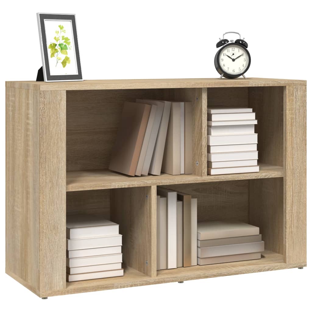Dressoir 80X30X54 Cm Bewerkt Hout Sonoma Eikenkleurig 1
