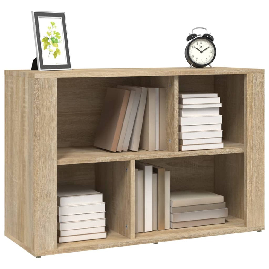 Dressoir 80X30X54 Cm Bewerkt Hout Sonoma Eikenkleurig 1