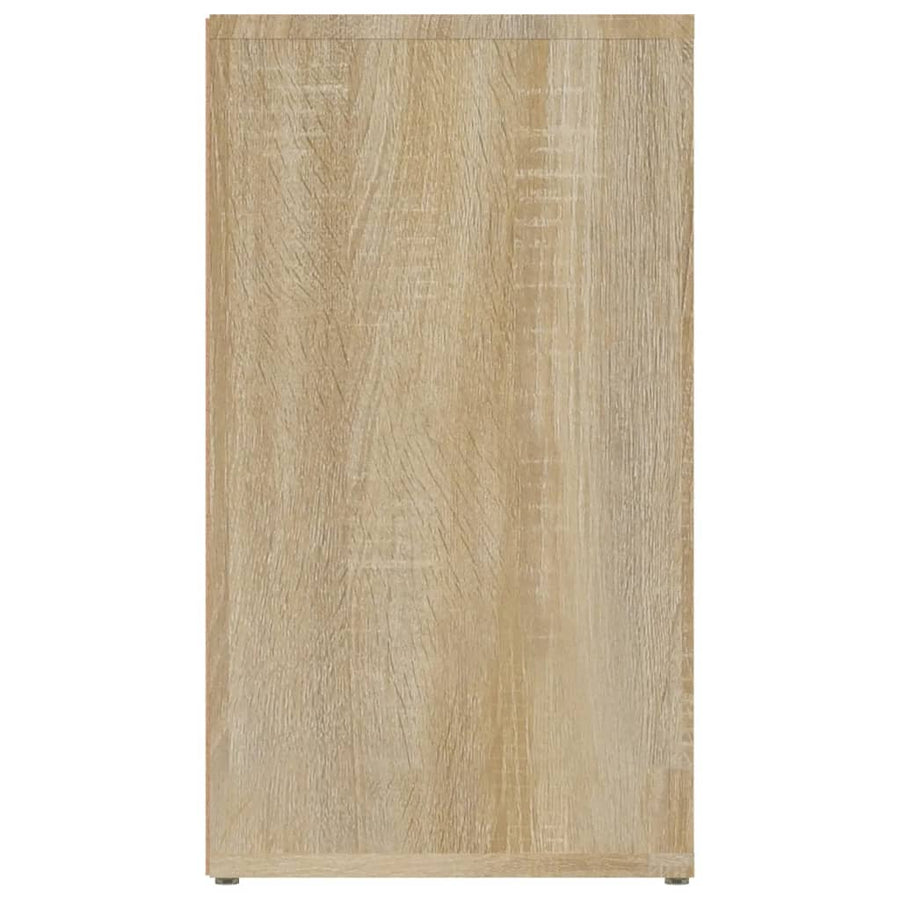 Dressoir 80X30X54 Cm Bewerkt Hout Sonoma Eikenkleurig 1