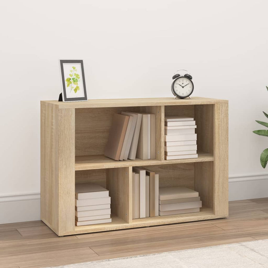 Dressoir 80X30X54 Cm Bewerkt Hout Sonoma Eikenkleurig 1
