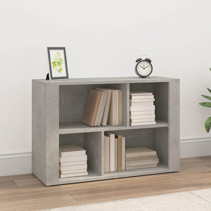 Dressoir 80X30X54 Cm Bewerkt Hout Betongrijs