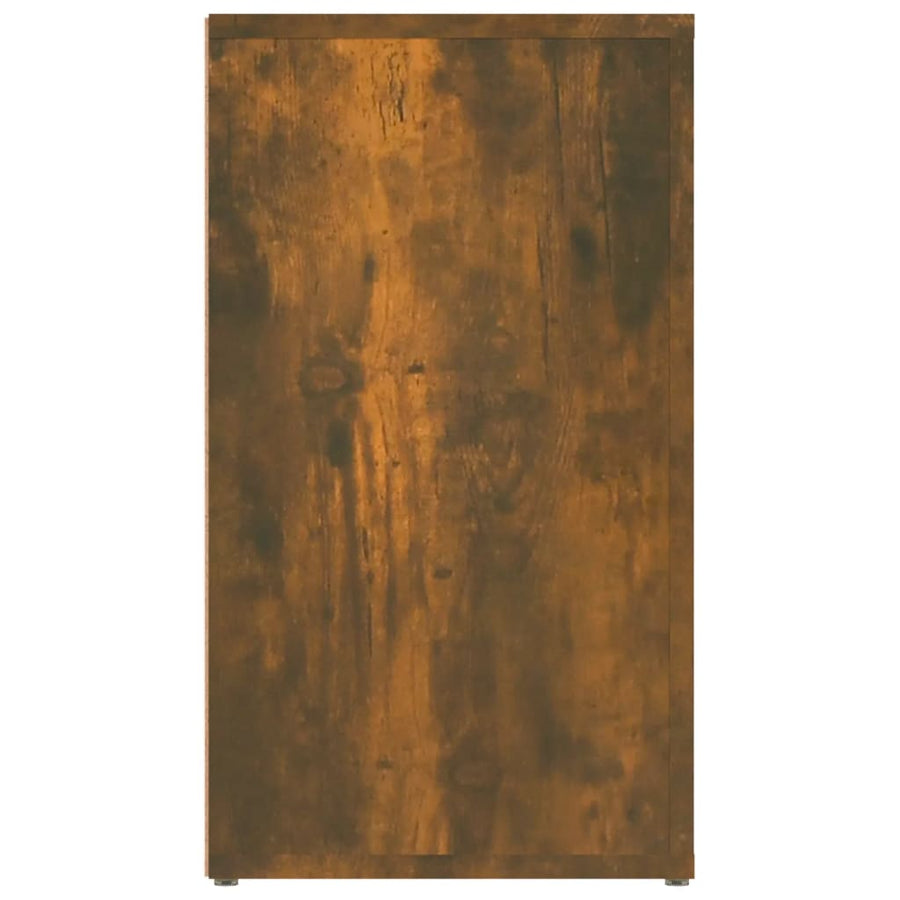 Dressoir 80X30X54 Cm Bewerkt Hout Kleurig Gerookt eiken