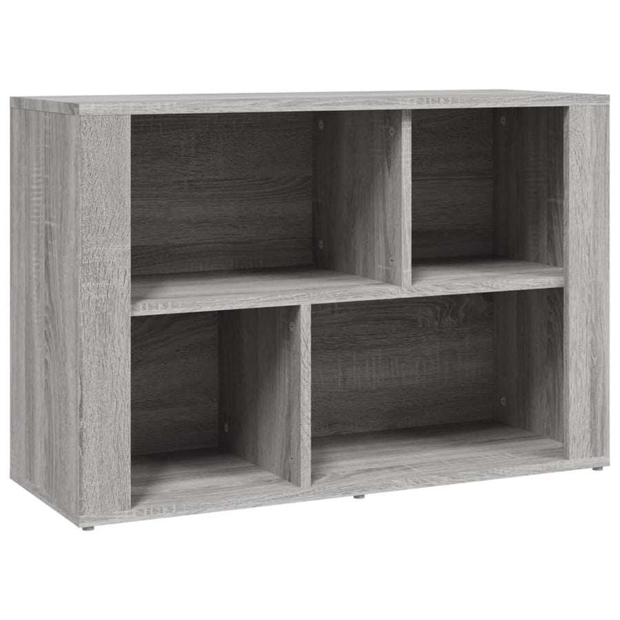 Dressoir 80X30X54 Cm Bewerkt Hout Grijs Sonoma Eikenkleurig
