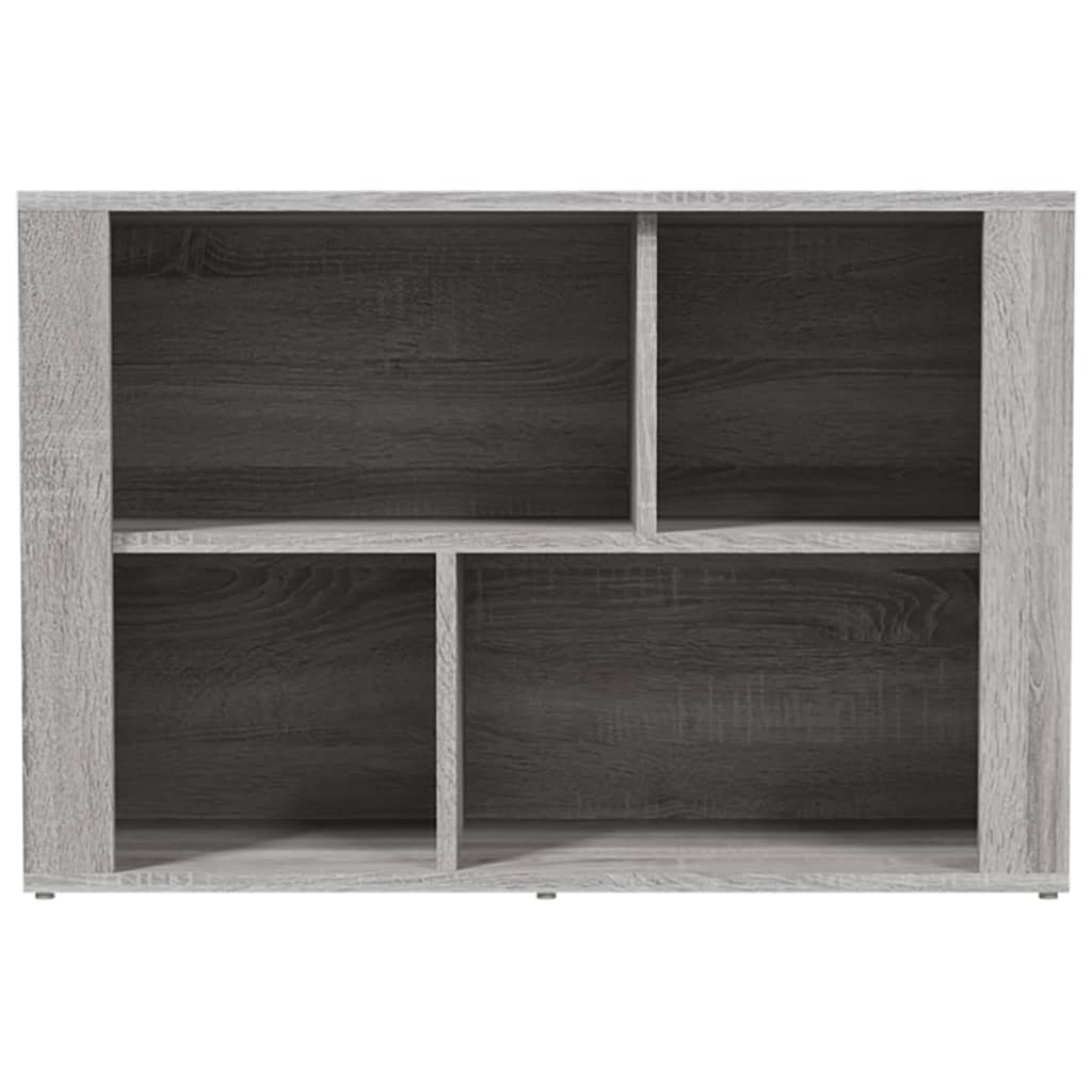 Dressoir 80X30X54 Cm Bewerkt Hout Grijs Sonoma Eikenkleurig