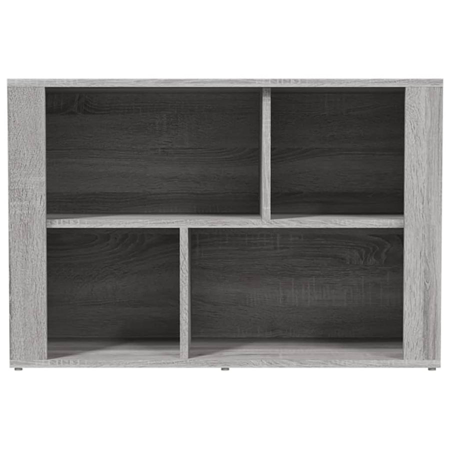 Dressoir 80X30X54 Cm Bewerkt Hout Grijs Sonoma Eikenkleurig