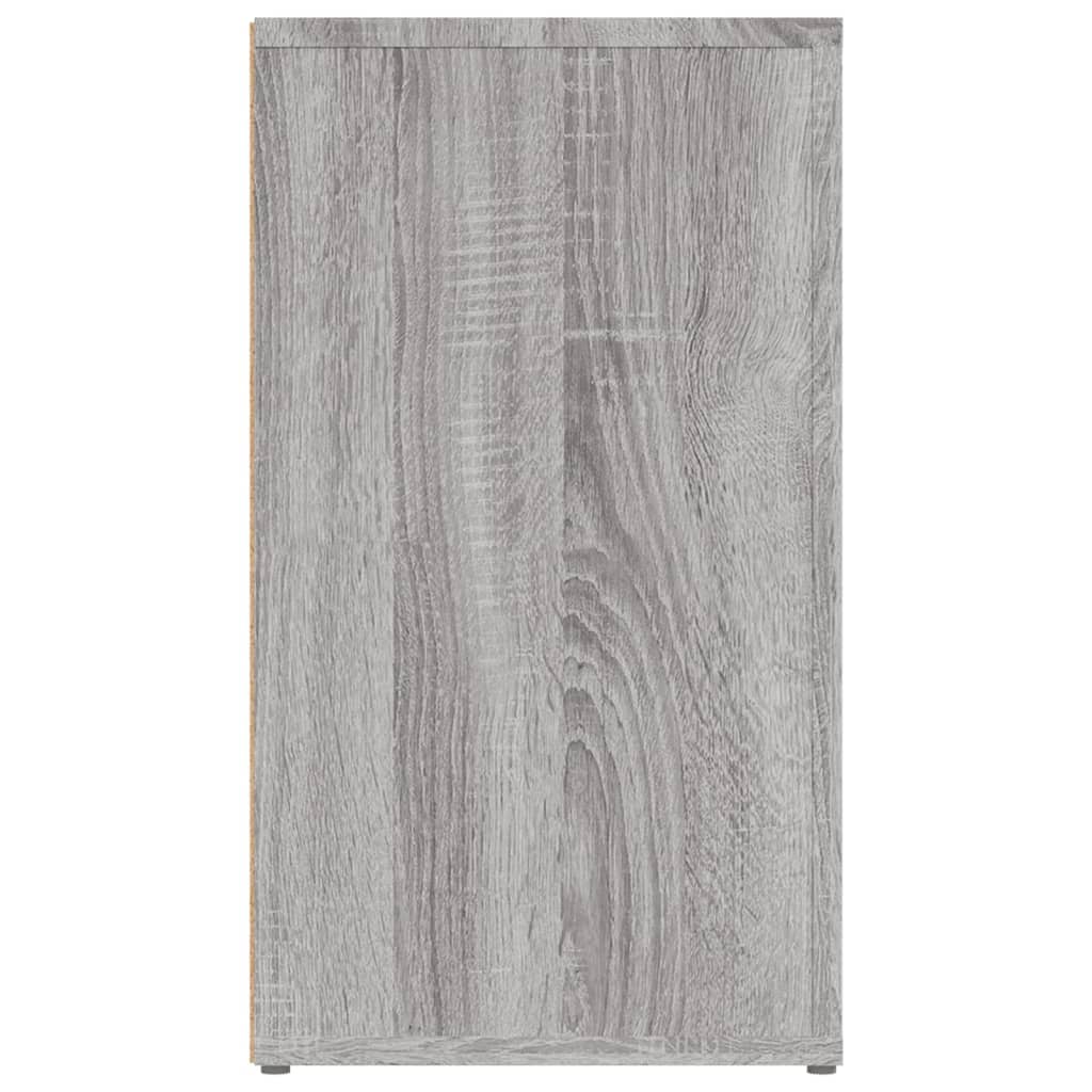 Dressoir 80X30X54 Cm Bewerkt Hout Grijs Sonoma Eikenkleurig